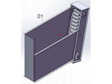 Vertical Piston Filler  (low viscosity GRQL-300 with sealer for Aluminum Sealant Cartridge)