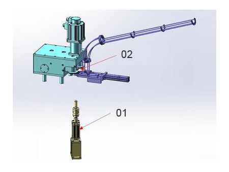 Vertical Piston Filler  (low viscosity GRQL-300 with sealer for Aluminum Sealant Cartridge)