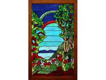 Stained Glass Cabinet Door