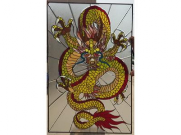 Stained Glass Cabinet Door