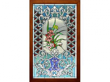 Stained Glass Cabinet Door