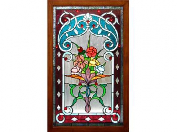 Stained Glass Cabinet Door