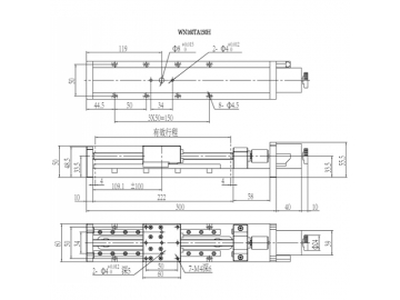 WN160TA(50-400)H High Precision Motorized Linear Stage