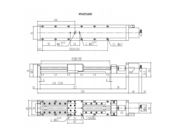 WN160TA(50-400)H High Precision Motorized Linear Stage