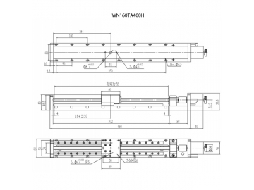 WN160TA(50-400)H High Precision Motorized Linear Stage