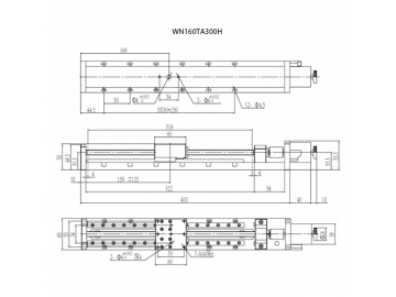 WN160TA(50-400)H High Precision Motorized Linear Stage