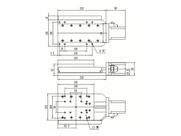 WN268TA(50-150)M High Precision Motorized Linear Stage