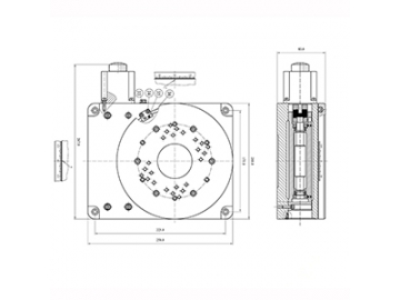 WN03RA200M Motorized Rotation Stages with Steeper Motor