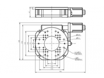 WN03RA200S Motorized Rotation Stages with Steeper Motor