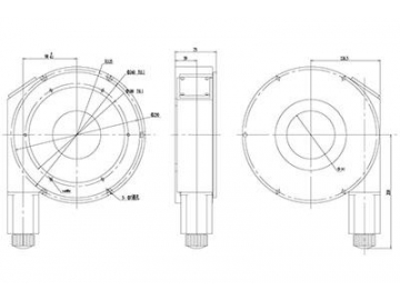 WN03RA250S Motorized Rotation Stages with Steeper Motor