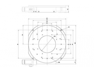 WN05RA400S Motorized Rotation Stages with Steeper Motor