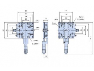 13mm Travel Precision Translation Stages