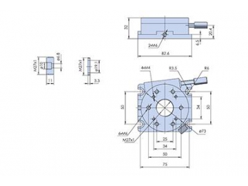 Adjustment Screw Rotation stages