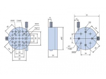 Adjustment Screw Rotation stages