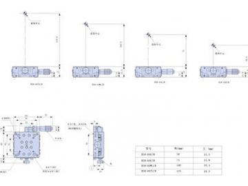 Manual Goniometric Stages, Crossed-Roller Bearing