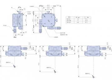 Manual Goniometric Stages, Crossed-Roller Bearing