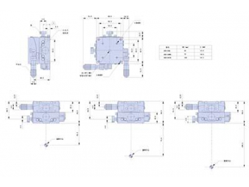 Manual Goniometric Stages, Crossed-Roller Bearing