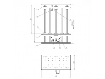 WN03VA300 Motorized Lab Jack