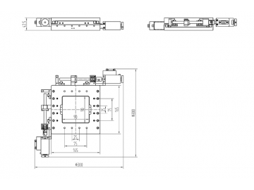 WN201WA50X50 Motorized XY Linear Stage