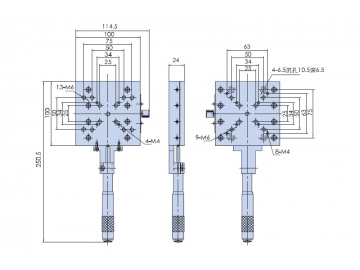 WN115TM50M Aluminum Alloy Linear Stage