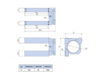 WN04EM(38.1-50.8) Motorized Mirror Mounts