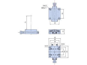 WN03GM10 Manual Precision Goniometer Stage