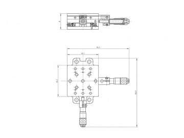 WN203WM13M Precision Integrated Aluminum Alloy Linear Stage