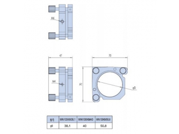 Beamsplitter / Kinematic Mirror Mount