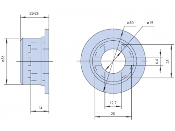 Cylindrical Lens Mount