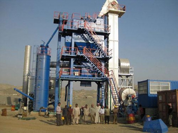 Asphalt Plant 120t/h, Item AMP1500-C 1500kg per batch mixing system