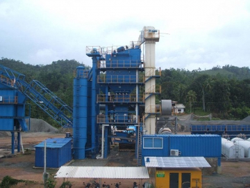 Asphalt Plant 180t/h, Item AMP2500-C 2500kg per batch mixing system