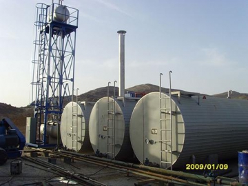 Horizontal Bitumen Storage Tank