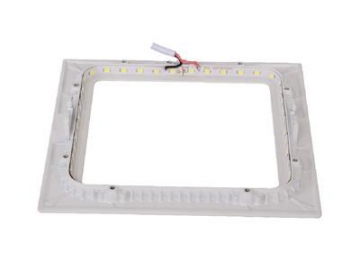 LED Recessed Light, Square Panel Fixture