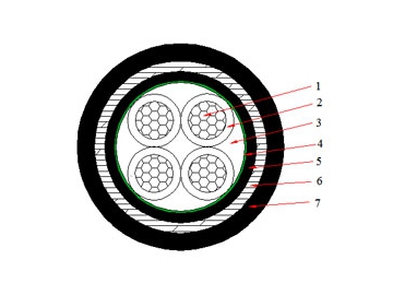 0.6/1 kV NAYBY Cable (AL/PVC/STA/PVC)