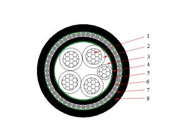 0.6/1 kV NAYRY Cable (AL/PVC/SWA/PVC)