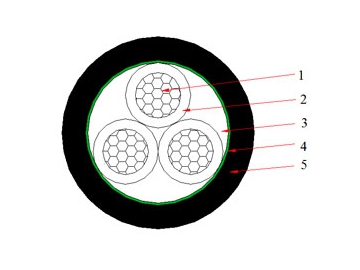 0.6/1 kV NAYY Cable(AL/PVC/PVC)