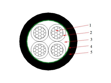 0.6/1 kV NAYY Cable(AL/PVC/PVC)