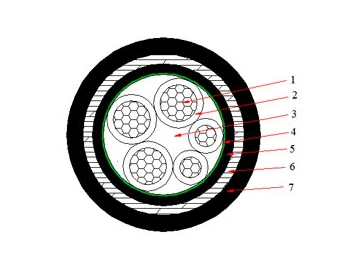 0.6/1 kV NYBY Cable(CU/PVC/STA/PVC)