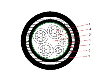0.6/1 kV N2XBY Cable (CU/XLPE/STA/PVC)