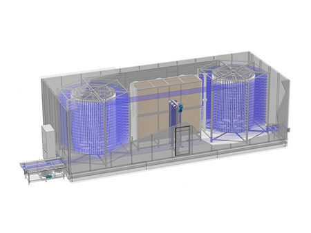 Low Tension Spiral Freezer (twin drum)