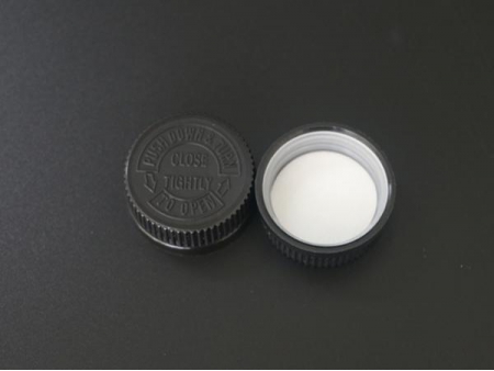 Child Resistant plastic cap, 18mm~38mm PP Cap