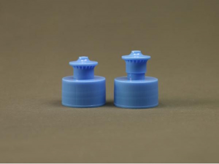 Push Pull Plastic Closure, 18mm~28mm HDPE/PP Cap