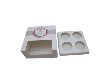 Paperboard Cupcake Box, Custom Printed Paper Box