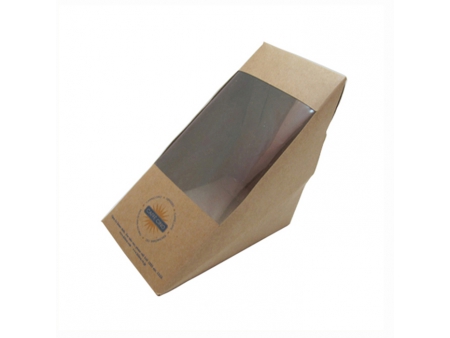 Sandwich Box, Paperboard Food Boxes with Window