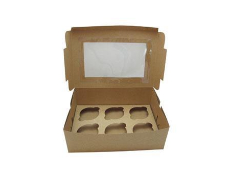 Paperboard Cupcake Box, Custom Printed Paper Box