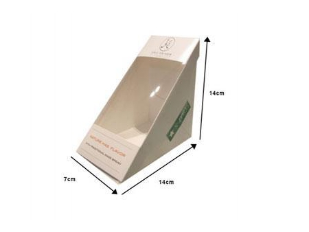 Sandwich Box, Paperboard Food Boxes with Window