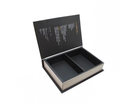 Book-type cover, magnetic box