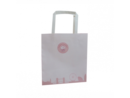 Kraft Paper Carrier Bag, Custom Printed Bags