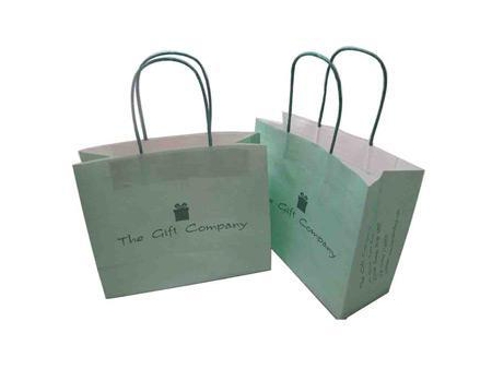 Kraft Paper Carrier Bag, Custom Printed Bags