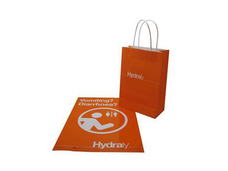 Kraft Paper Carrier Bag, Custom Printed Bags